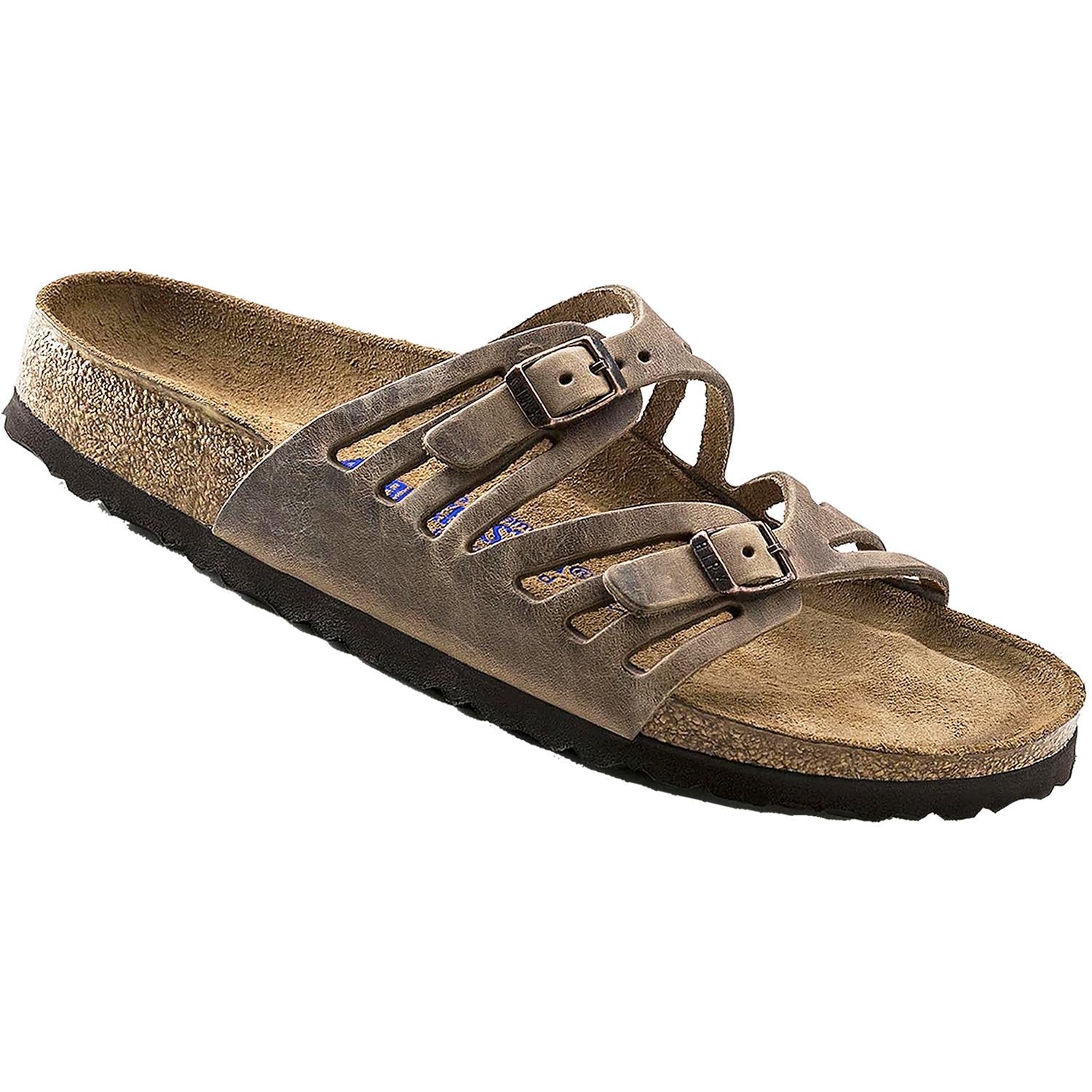 Women's Birkenstock Granada Soft Footbed Tobacco Oiled Leather