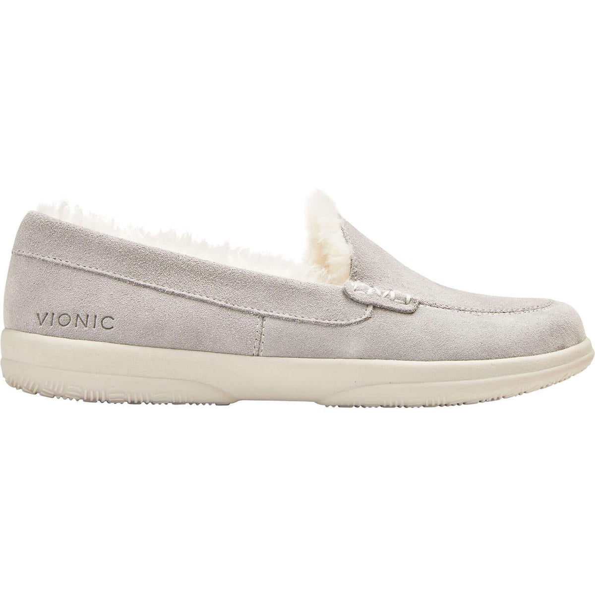 Women's Vionic Lynez Slippers Light Grey Suede