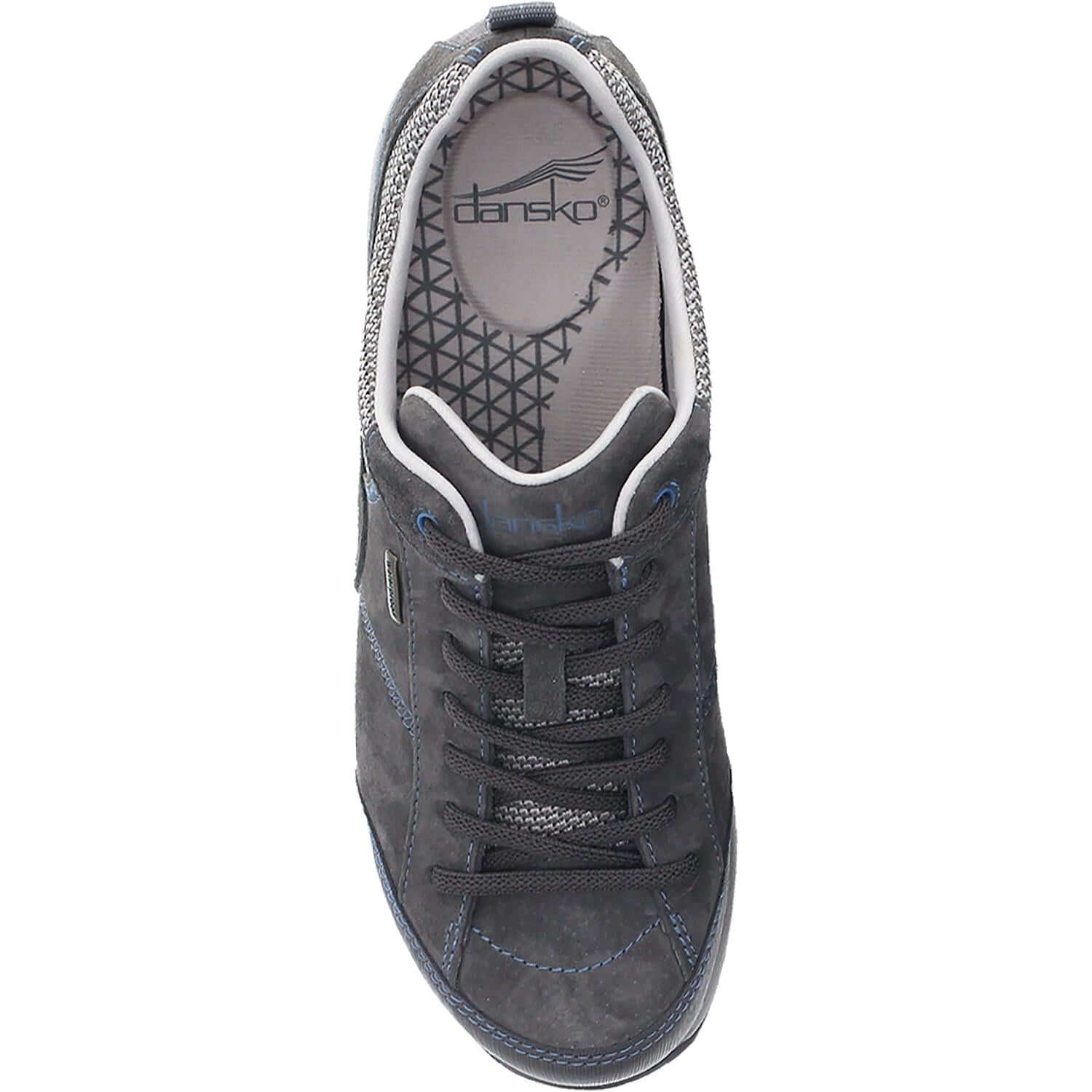 Women's Dansko Paisley - Waterproof Grey/Blue Suede