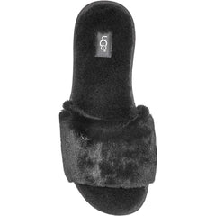 Women's UGG Cozette Slide Black Sheepskin