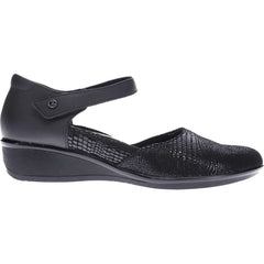 Women's Revere Osaka Black Lizard Leather