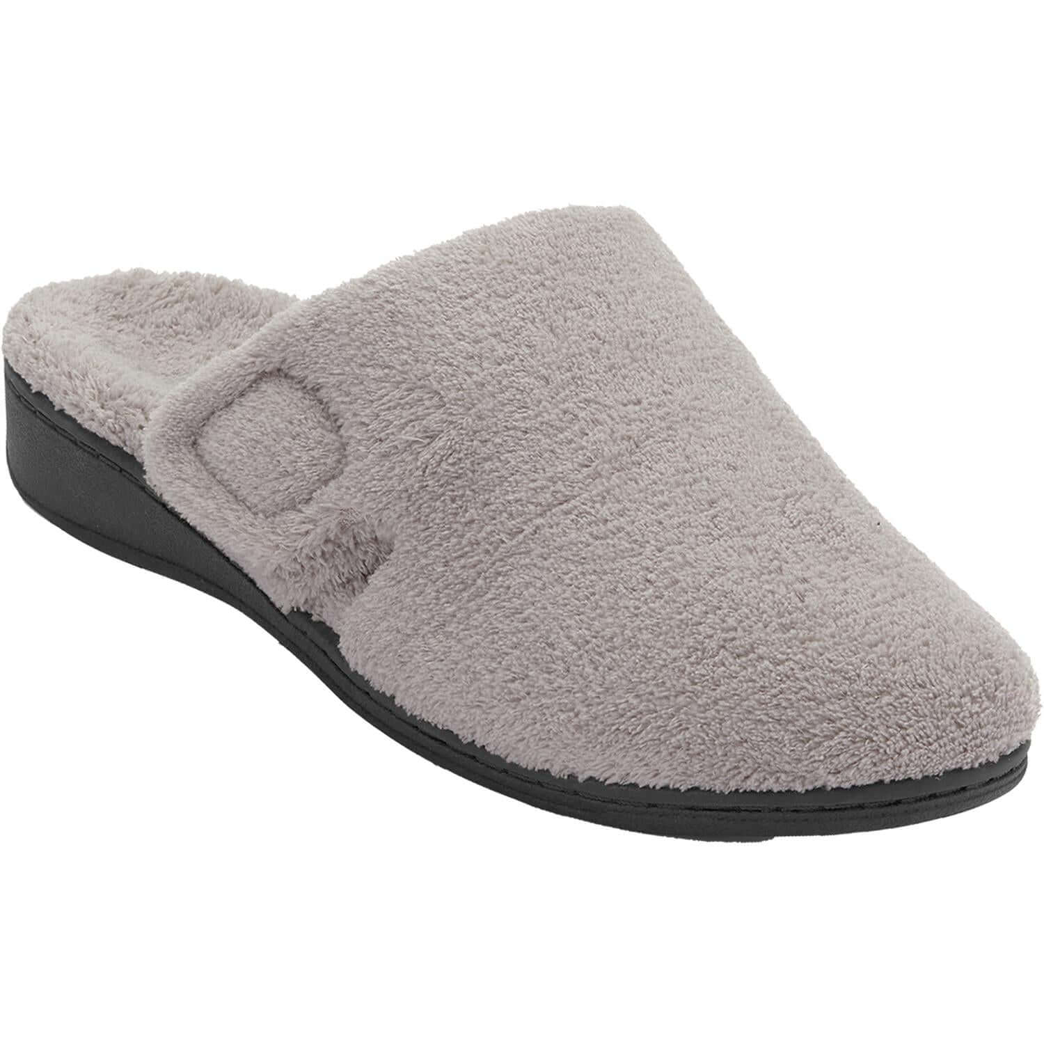 Women's Vionic Gemma Slippers Light Grey Terrycloth