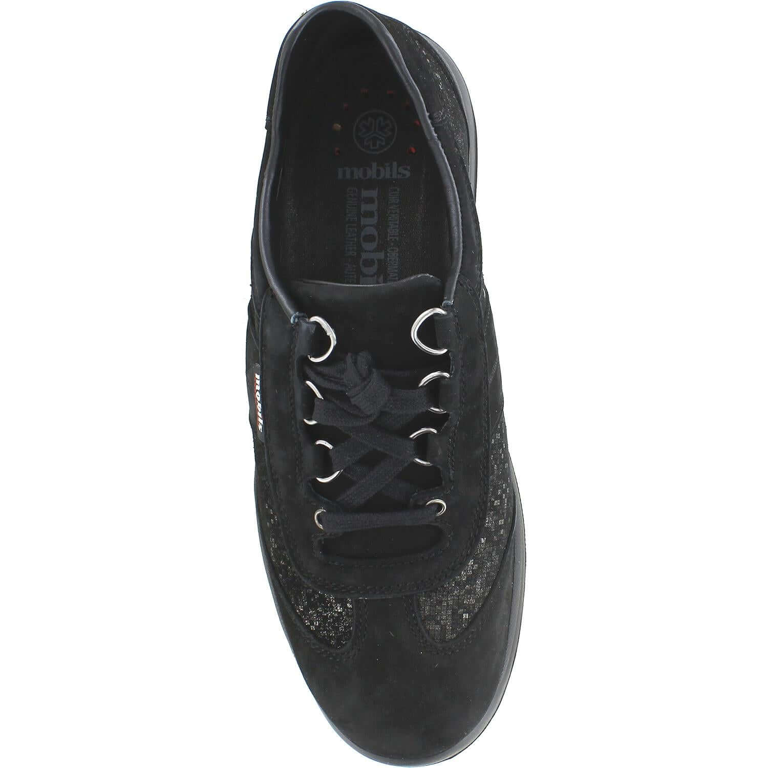 Women's Mephisto Liria Black Bucksoft Nubuck