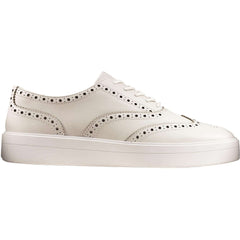 Women's Clarks Hero Brogue White Leather