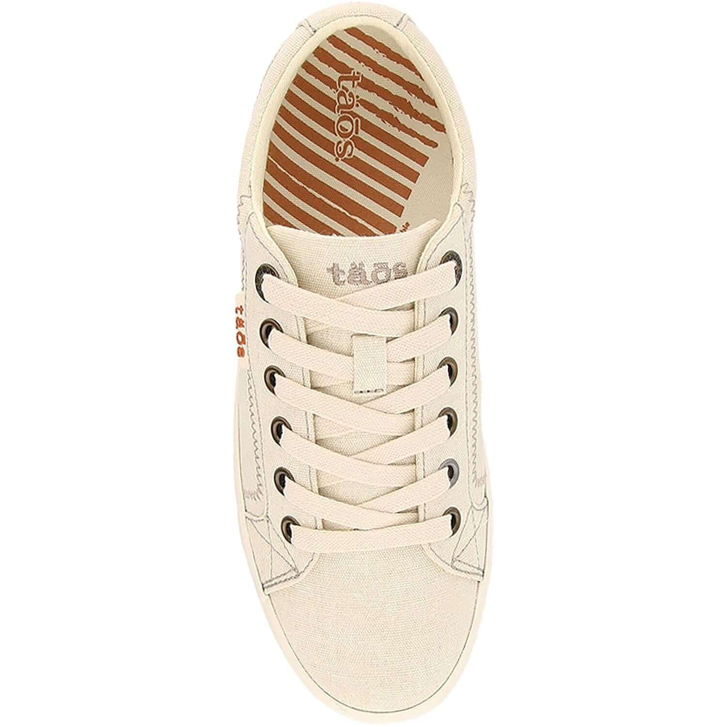 Women's Taos Star Beige Washed Canvas