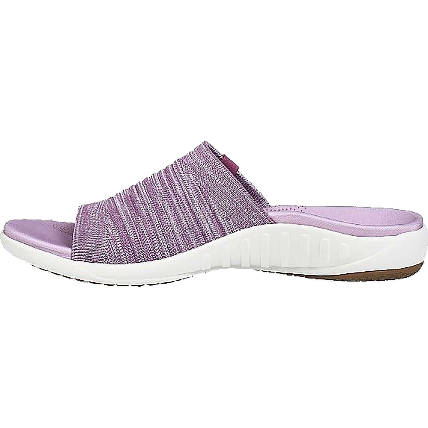 Women's Spenco Astoria Memory Foam Slide Heathered Rose Knit Fabric