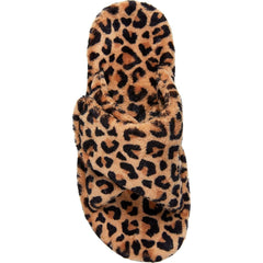 Women's Vionic Relax Slippers Natural Leopard Fabric