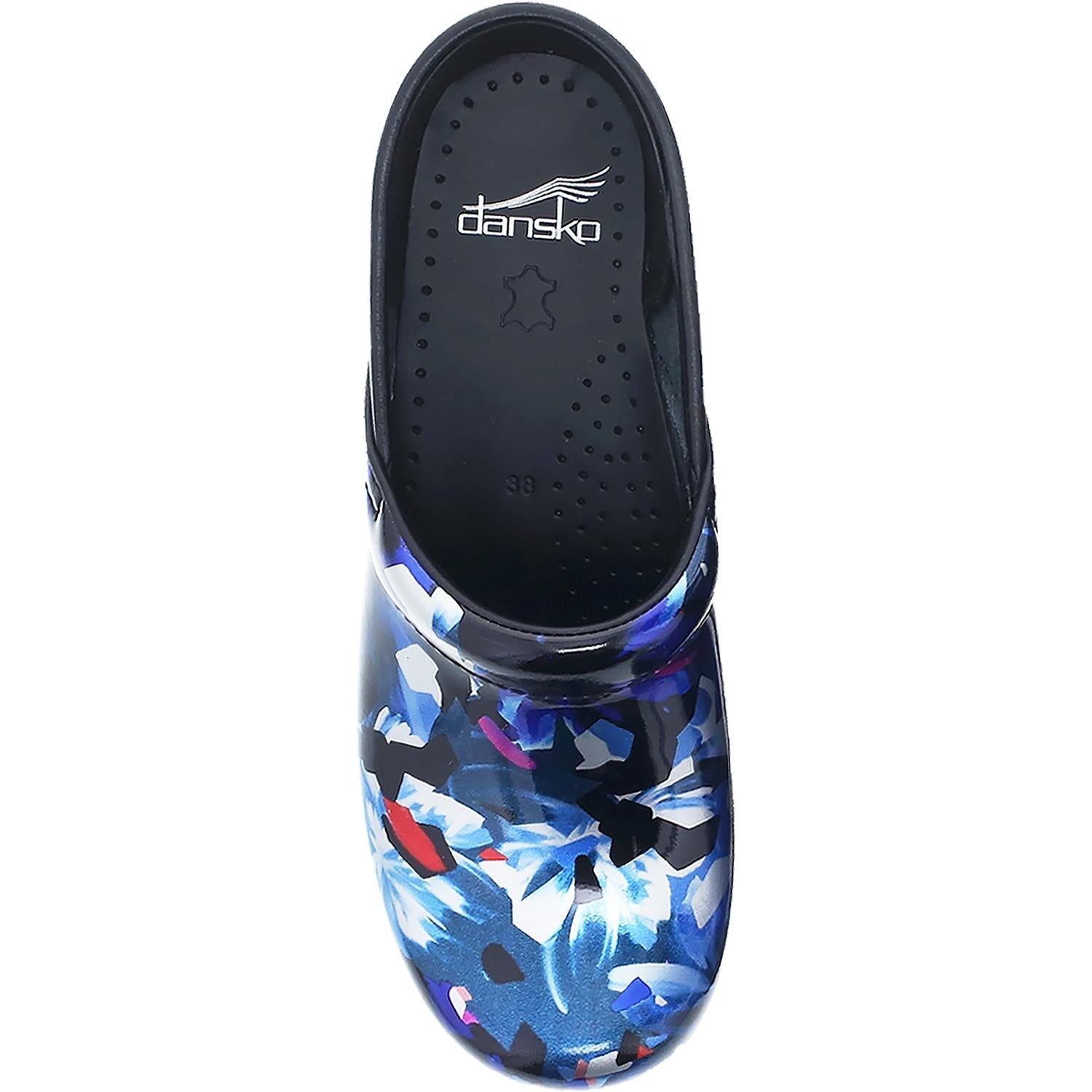 Women's Dansko Professional Clog Graphic Floral Patent