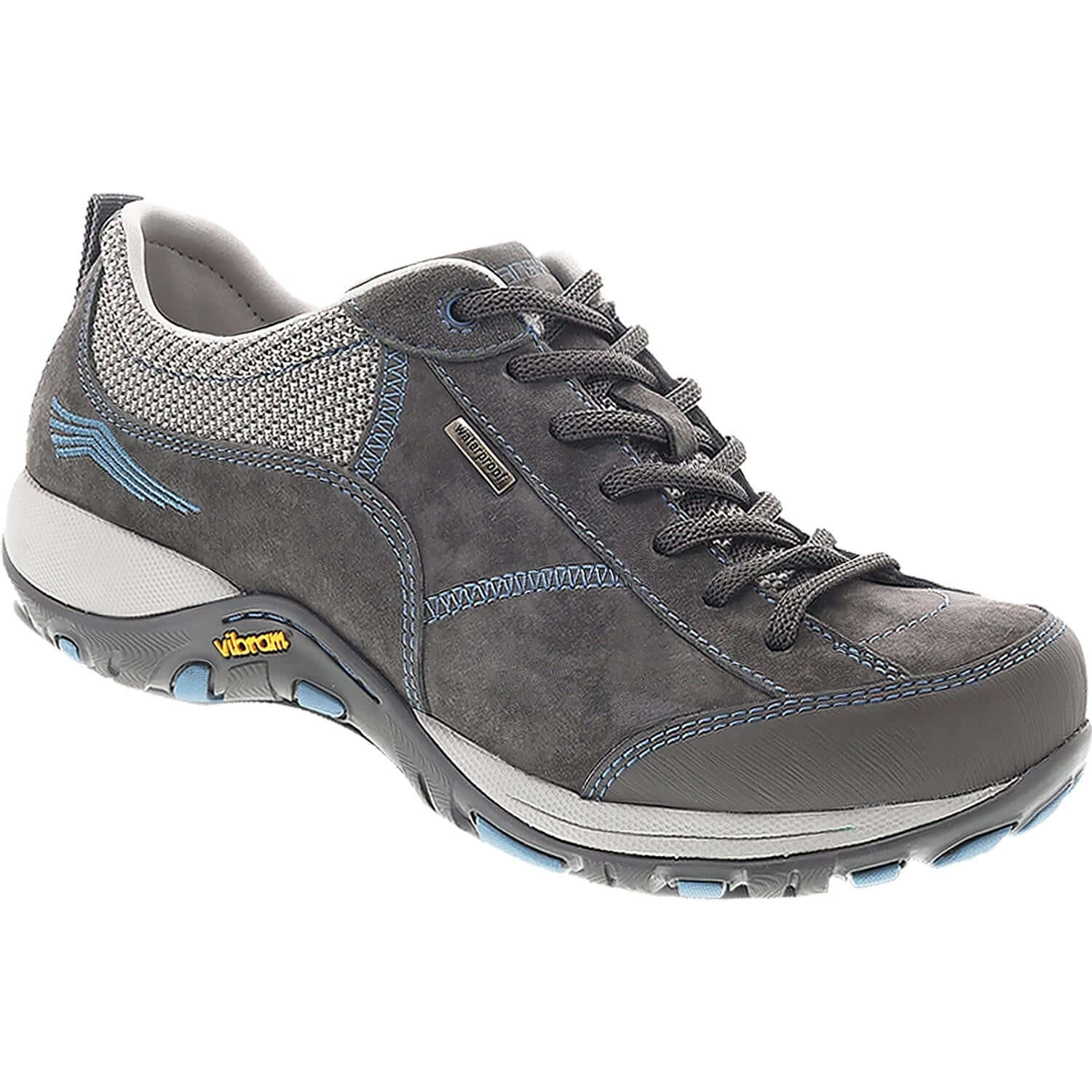 Women's Dansko Paisley - Waterproof Grey/Blue Suede