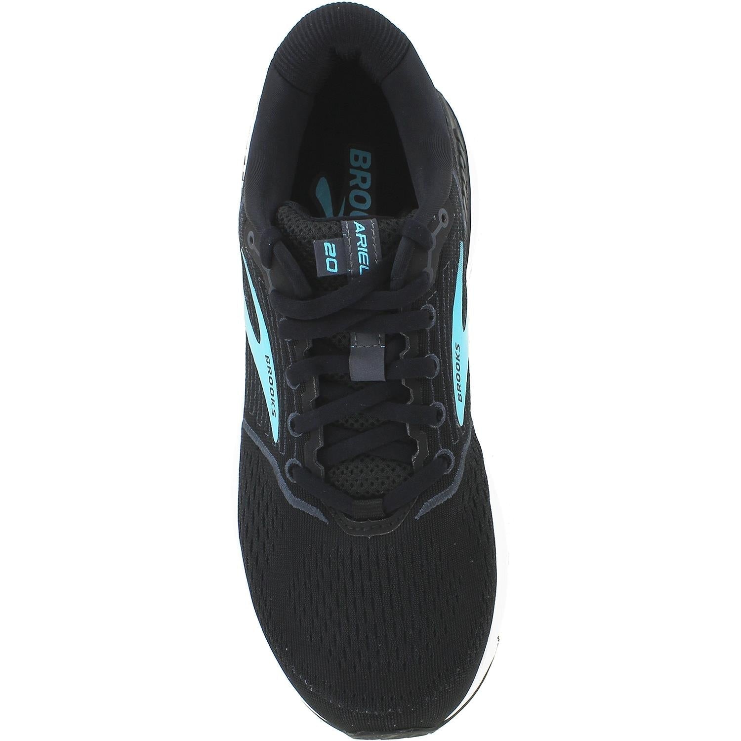 Women's Brooks Ariel 20 Black/Ebony/Blue Mesh