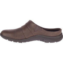 Women's Merrell Dassie Stitch Slide Espresso Leather