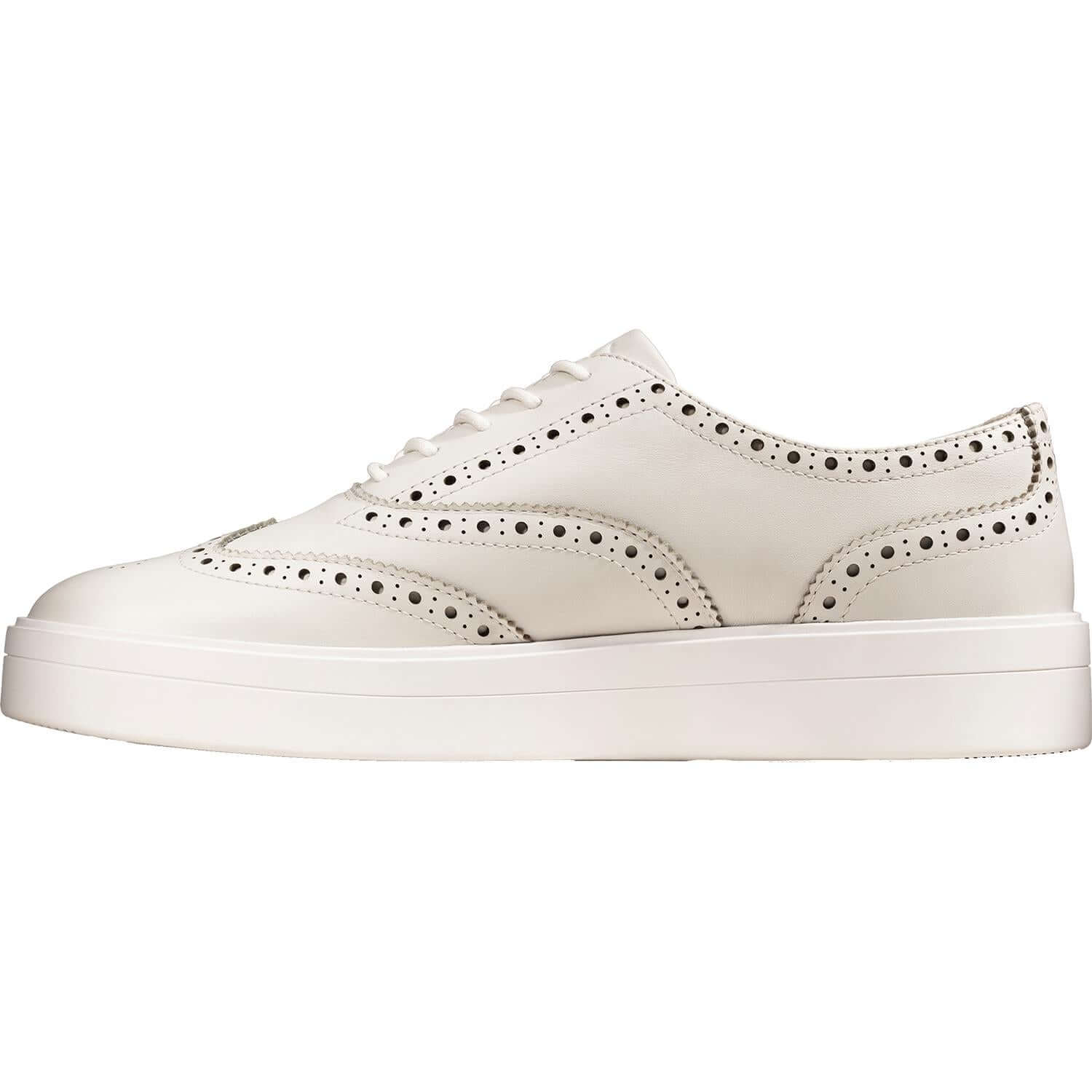 Women's Clarks Hero Brogue White Leather