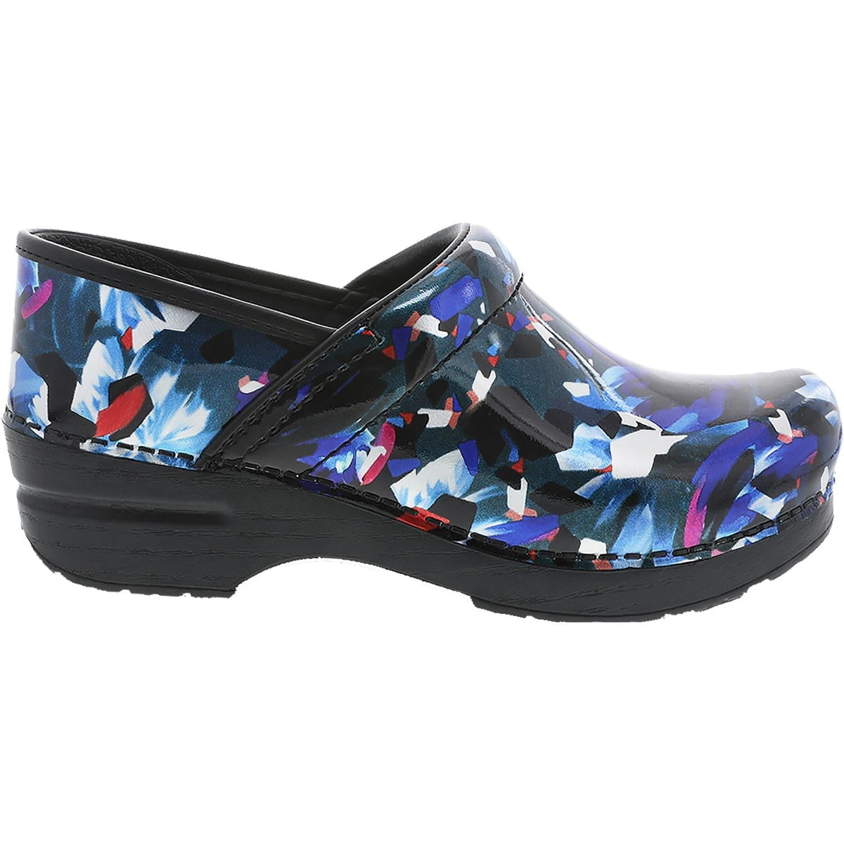 Women's Dansko Professional Clog Graphic Floral Patent