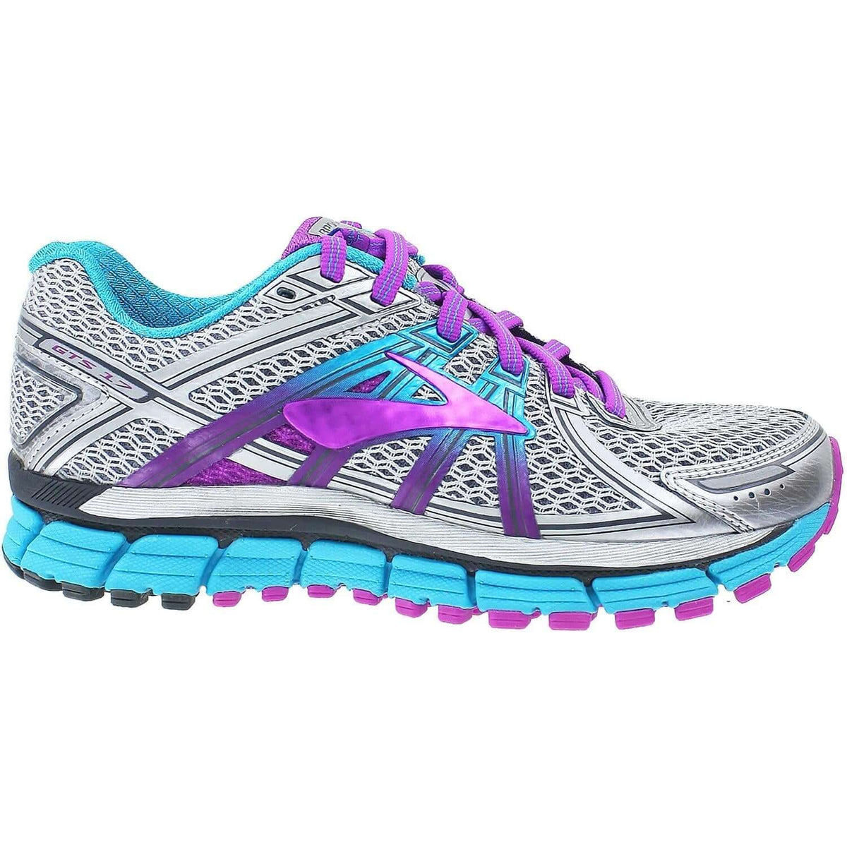 Women's Brooks Adrenaline GTS 17 Silver/Purple Cactus Mesh