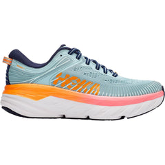 Women's Hoka One One Bondi 7 Blue Haze/Black Iris Mesh