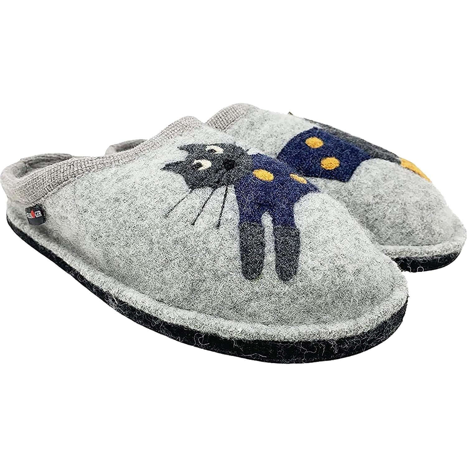 Women's Haflinger Cucho Silver Grey Wool