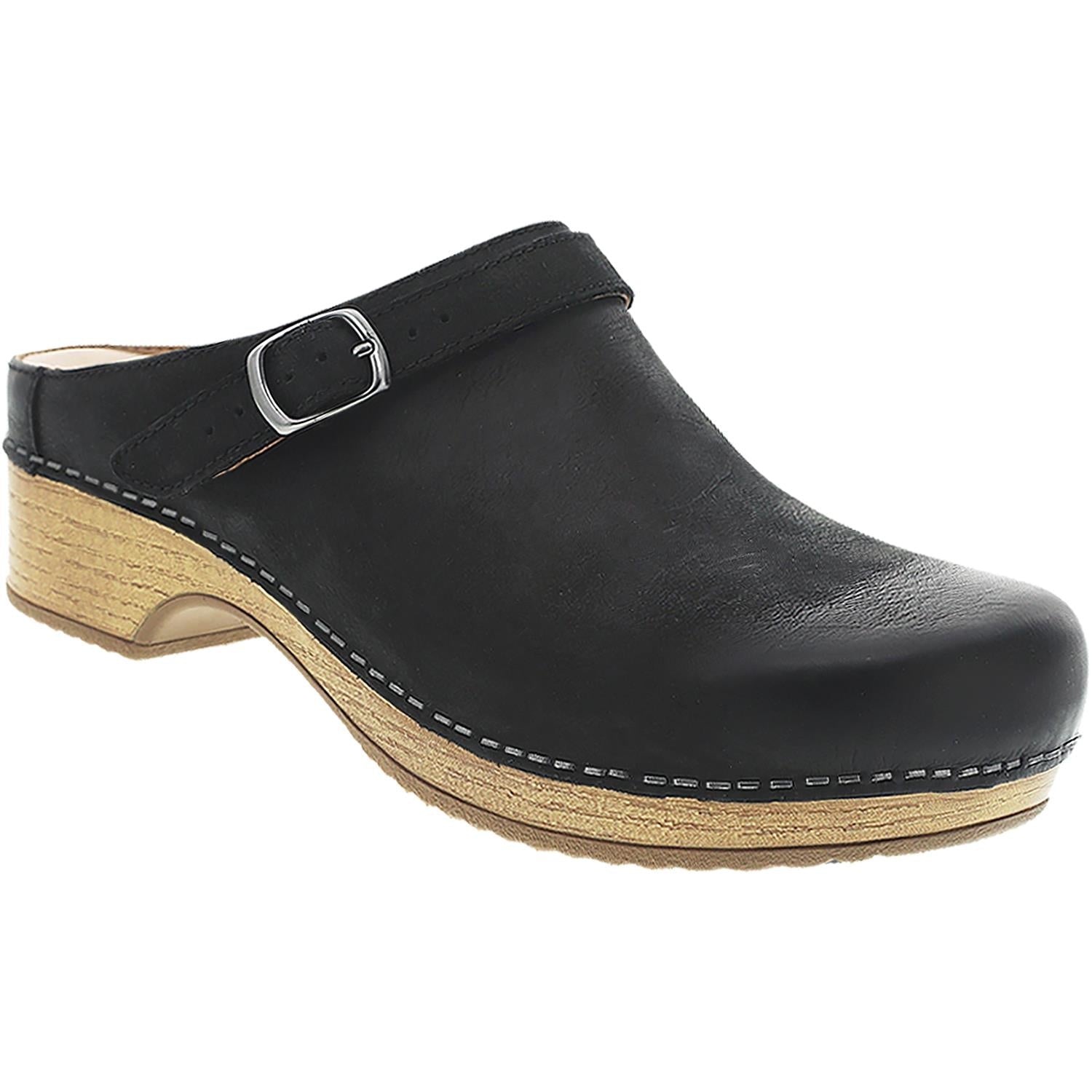 Women's Dansko Berry Black Burnished Nubuck