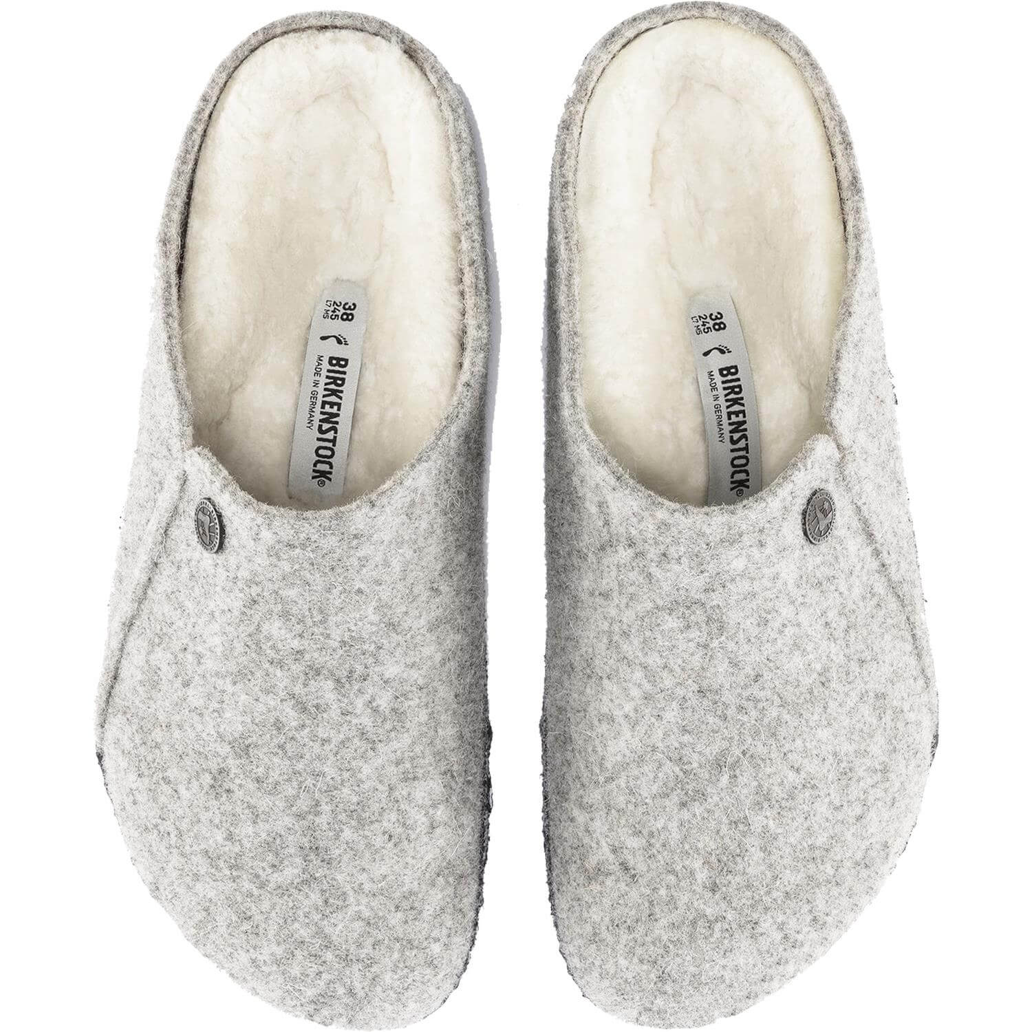 Women's Birkenstock Zermatt Shearling Light Grey Wool