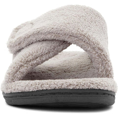 Women's Vionic Relax Slippers Light Grey Terrycloth