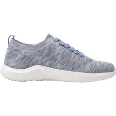 Women's Clarks Cloudsteppers Nova Glint Blue Grey Knit Fabric