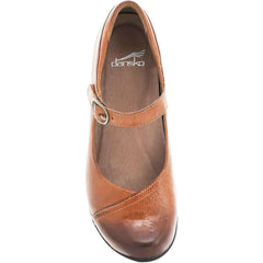 Women's Dansko Fawna Chestnut Burnished Calf Leather